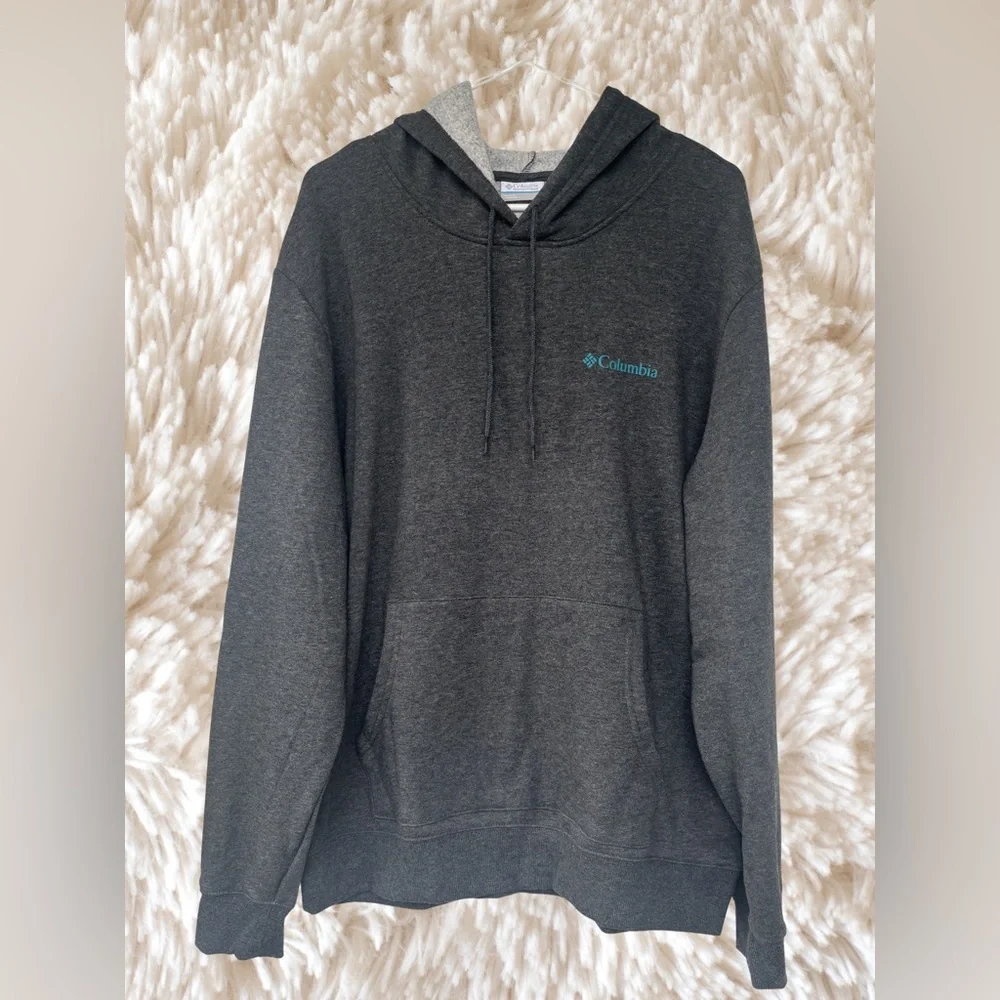 Columbia Men's Charcoal Hoodie Sweater